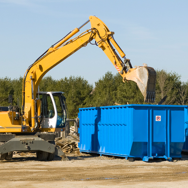 how many times can i have a residential dumpster rental emptied in Calvin